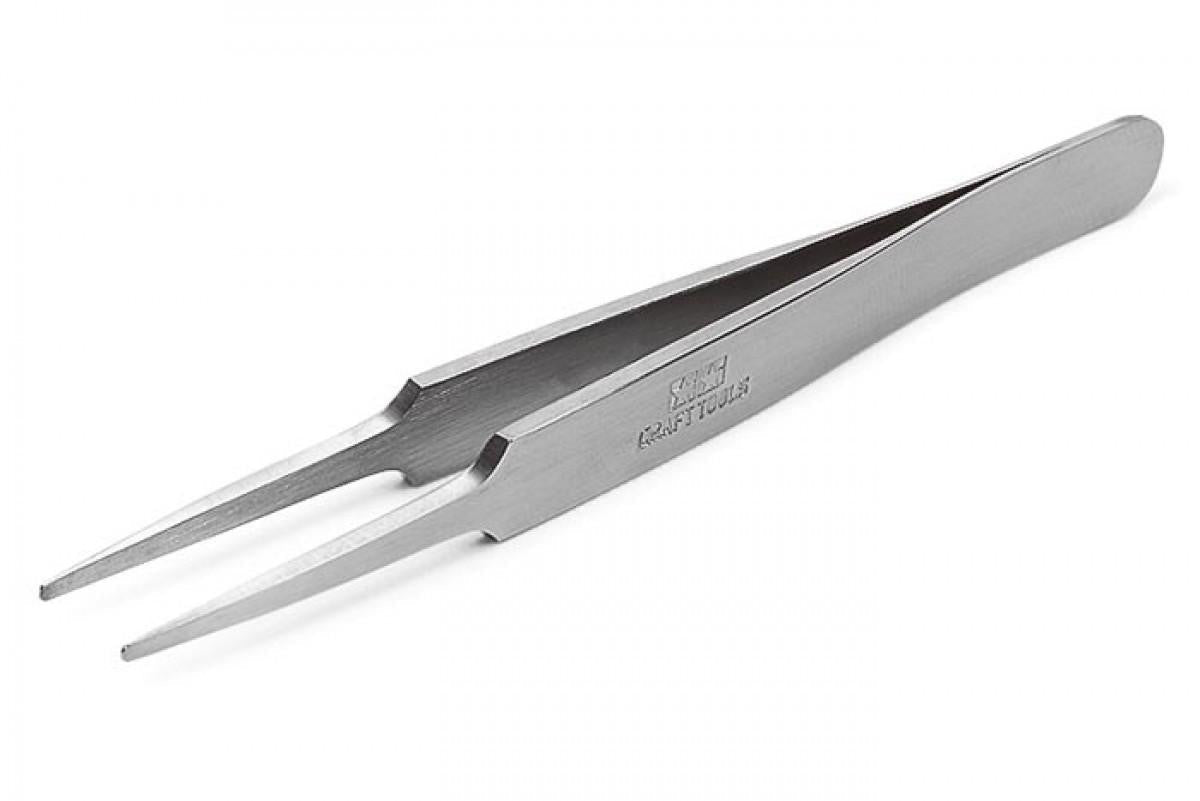 Tamiya HG Straight Tweezers Round Tip 74109